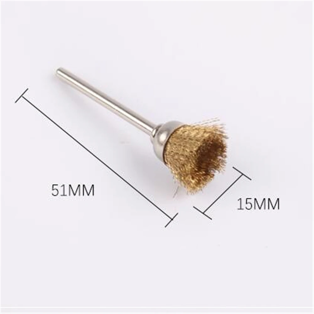 3mm Handle Stainless Steel Wire Nylon Brush For Electric Grinder Polishing And Derusting Flat Brush Bowl Brush Pen Brush