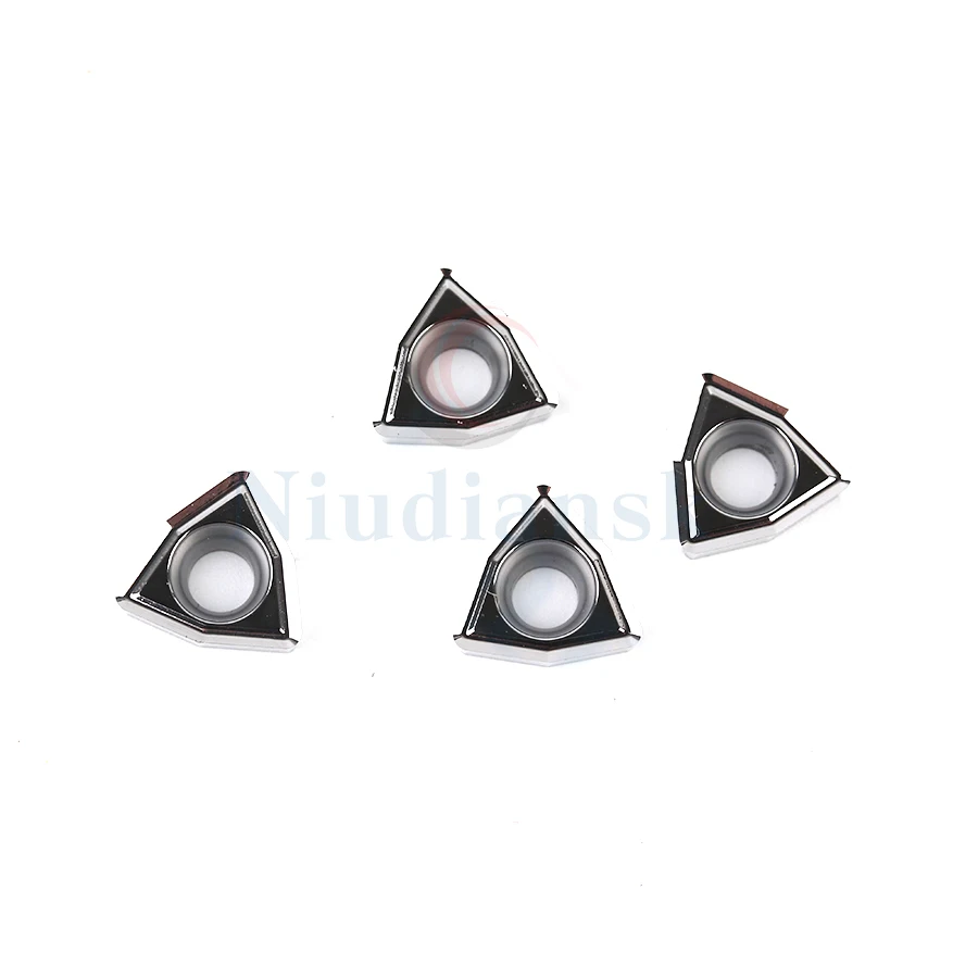 Outils de tournage pour tour CNC en aluminium, lames de coupe en carbure, Inserts, WCMX040208 WCMX050308 DA H01, 10 pièces