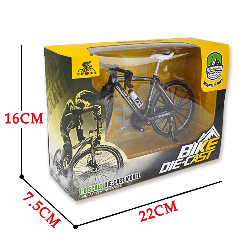 1 Pc Legering 1:10 Schaal Magische Vinger Bikebicycle Model Simulatie Fiets Mini Racing Speelgoed Volwassen Collectie Geschenken