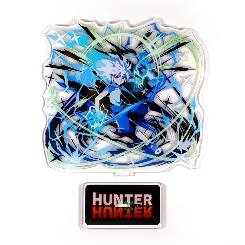 HUNTER×HUNTER Killua Zoldyck batting acrylic standee figurines desk decoration cake topper