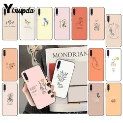 Yinuoda Great Aesthetic Flower art Phone Case For Samsung Galaxy A7 A50 A70 A40 A20 A30 A8 A6 A8 Plus A9 2018