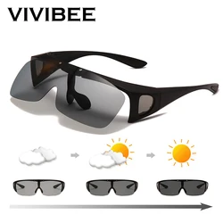 VIVIBEE-gafas de sol polarizadas para hombre y mujer, lentes fotocromáticas para conducir, pescar, al aire libre, UV400