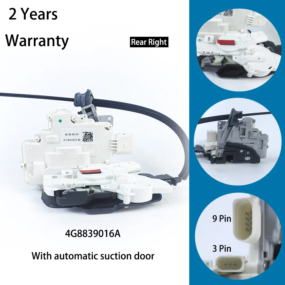 Door Lock Actuator 4G1837015B 4G1837016B 4G8839015A 4G8839016A with Automatic suction door For Audi A6 RS7 A7 A8 4G8839016A