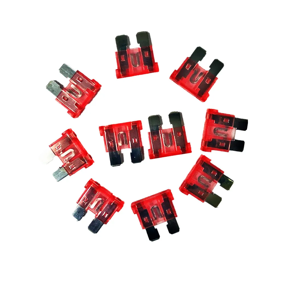 10x 40A Fuse Auto ATC Blade Fuse 40 Amp Car Standard Blade Fuses 1.9x1.9CM Auto fusibles Car Motorcycle Bus Trucks Boat Fuses