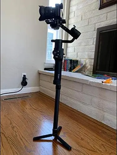 Tyczka przedłużająca pręt z włókna węglowego Monopod Stick lekki 1/4 ''3/8'' gwint do DJI Ronin S/SC, OSMO Mobile 3, ZHIYUN Crane 2