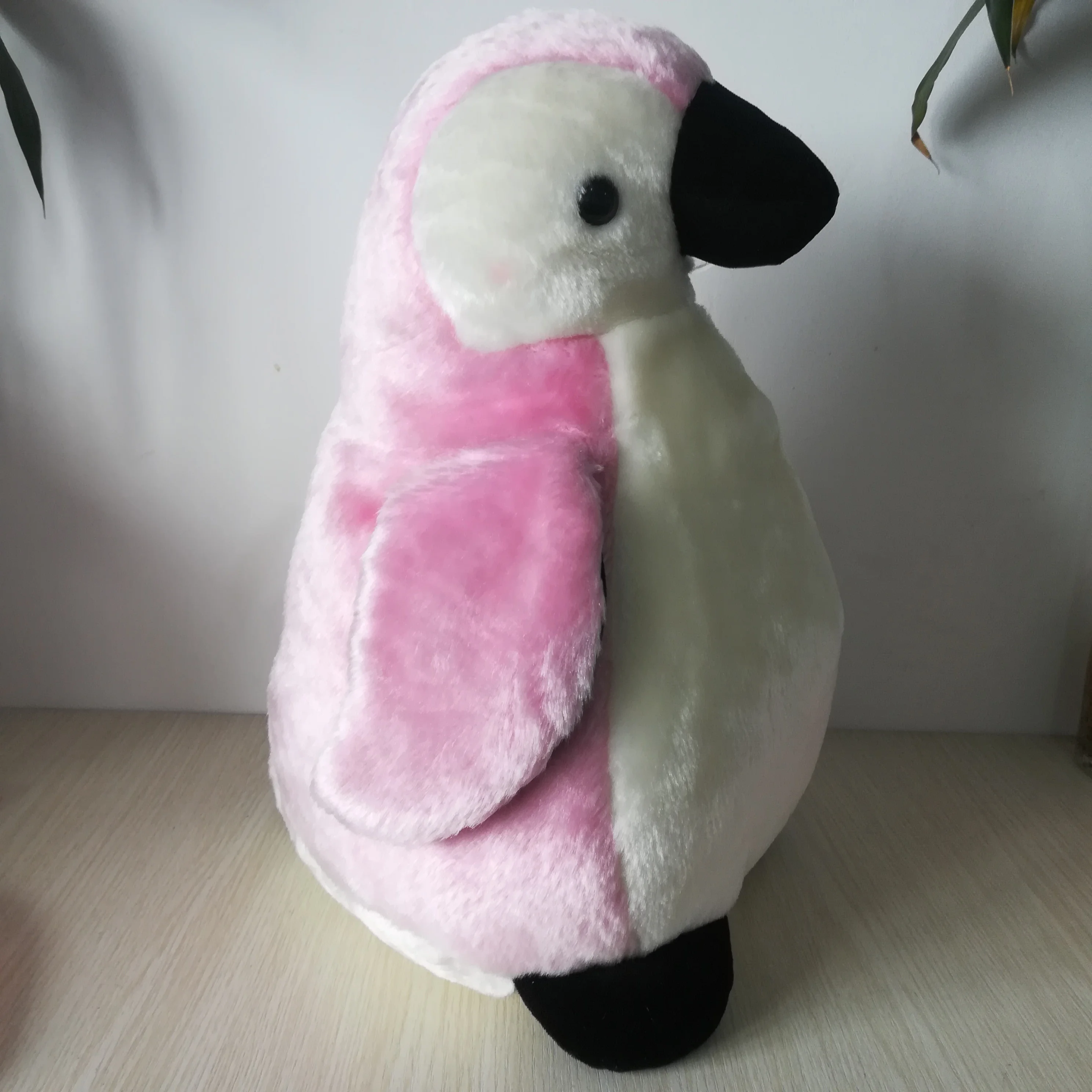 new toy About 35cm lovely pink penguin plush toy soft doll throw pillow birthday gift b2886