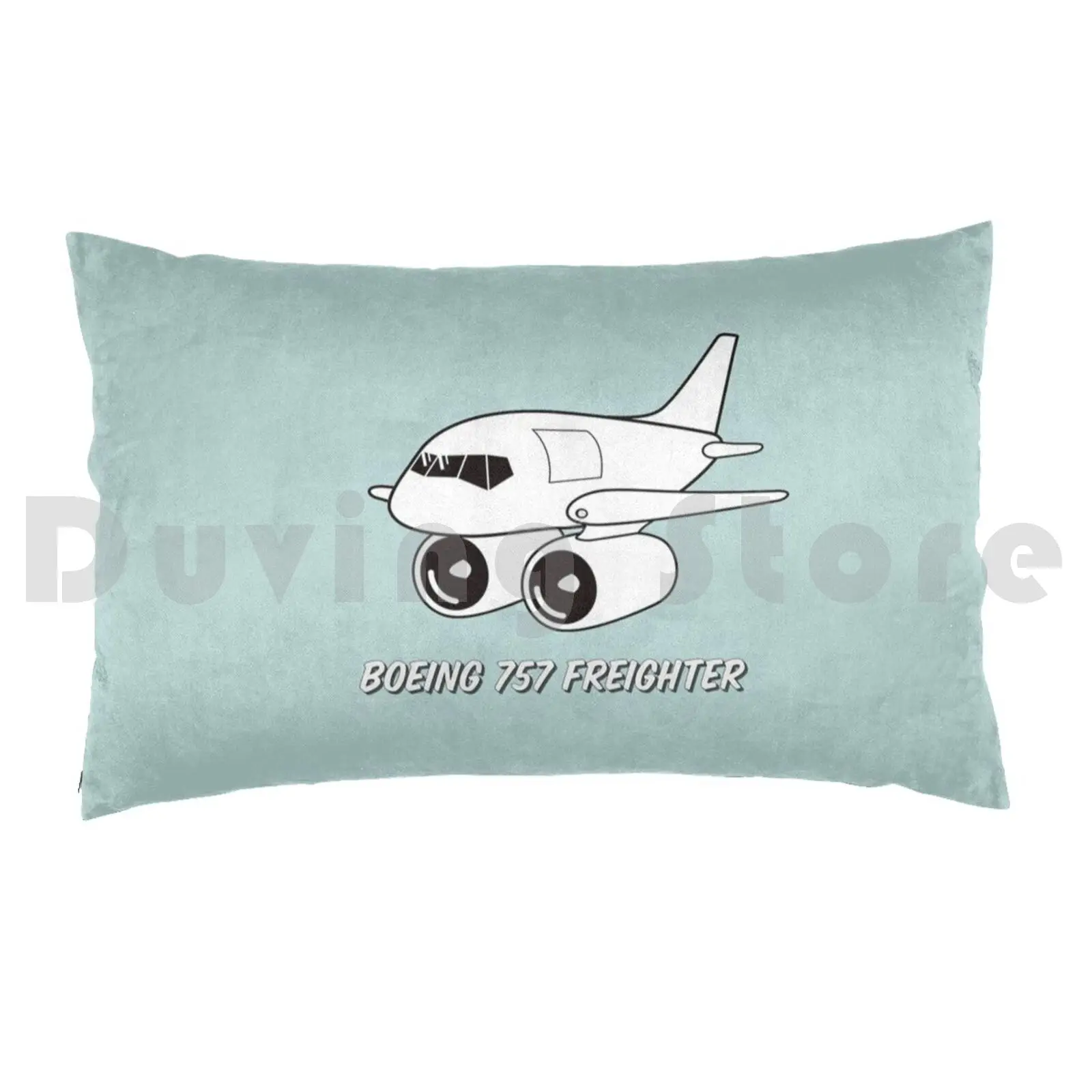 Boeing 757 Freighter Pillow Case 20*30 Inch Freight Cargo Pilots Boeing 757 Jet Fedex Ups Fedex Dhl Abx