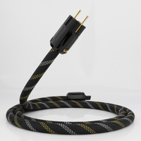 New XLO HiFi Audio AC Power Cable, Schuko Power Cord, HiFi Audiophile Power Cord C7 IEC Female Figure 8 Power cord