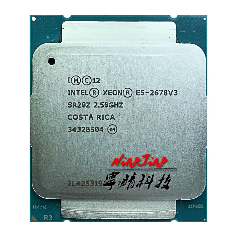 مُعالج Intel Xeon E5-2678v3 بسرعة 2.5 جيجاهرتز: تقييم شامل لأداء عالي في مشاريع الحوسبة المكثفة