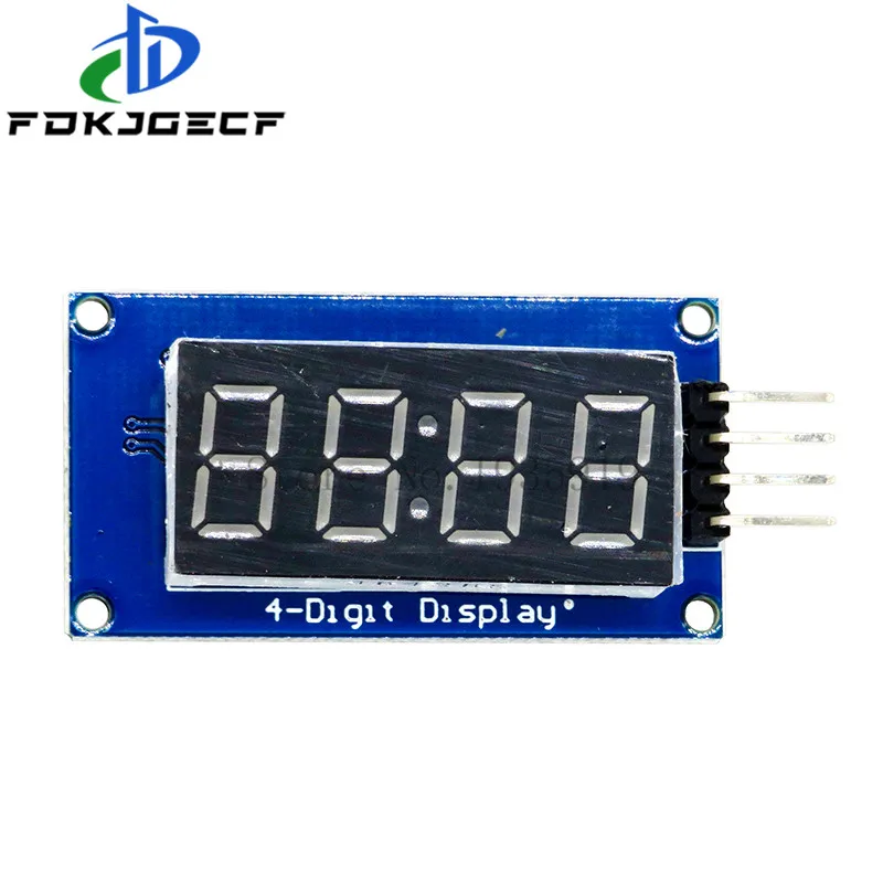 10pcs TM1637 4 Bits Digital LED Display Module For arduino 7 Segment 0.36Inch Clock RED Anode Tube Four Serial Driver Board Pack