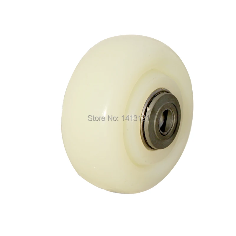 Rodamiento de nailon para cama médica, carro pequeño Industrial silenciado direccional, rueda de remolque, pieza de Hardware, 3/4/5 pulgadas