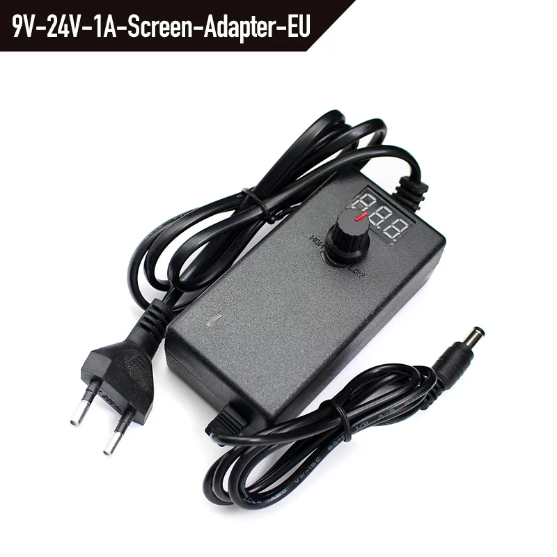 Fuente de alimentación ajustable, varios adaptadores de corriente universales AC 110V 220V a 3V-12V 3V-24V 9V-24V 1-24V 24V-36V 1A 2A 3A fuente de