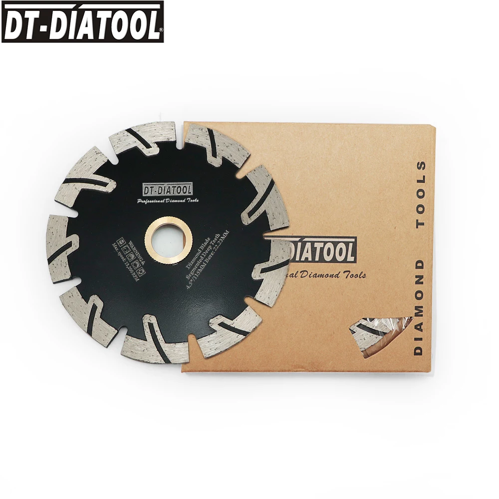 

DT-DIATOOL 2 шт./шт. Горячепрессованные сегментированные алмазные пильные диски с глубокими зубцами, режущий диск для гранита, камня, бетона