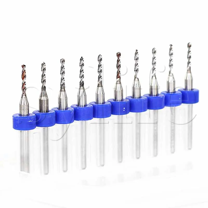 1.55mm Solid Tungsten Steel PCB Jewelry Carbide Drill Bits (10pcs)