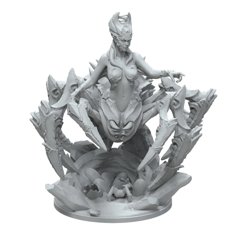 60mm Resin Model Figure Kits Spider Queen Unpainted No Color RW-241