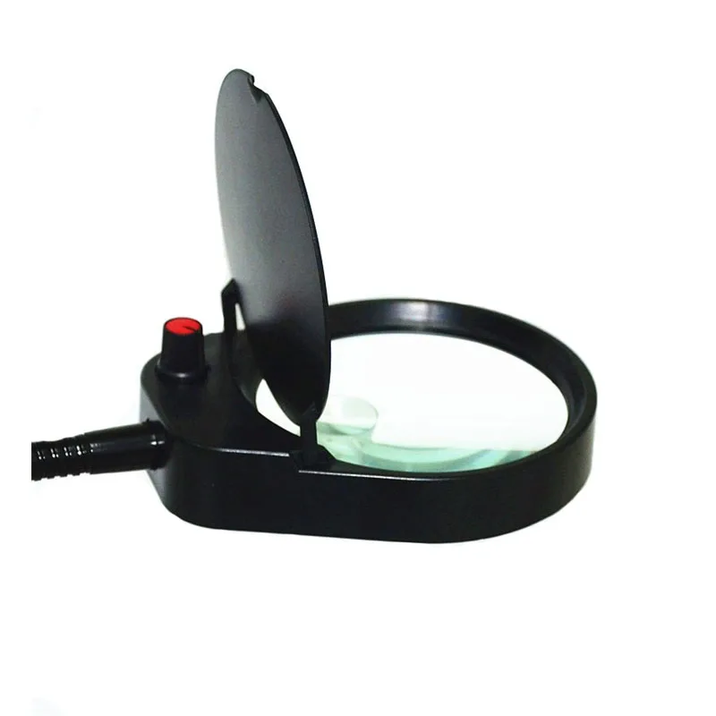 10X 20X Table Desk Magnifying Glass With 26pcs LED Lamp For Reading Watching Repairing Jewelry Cell Phone PCB Inspection
