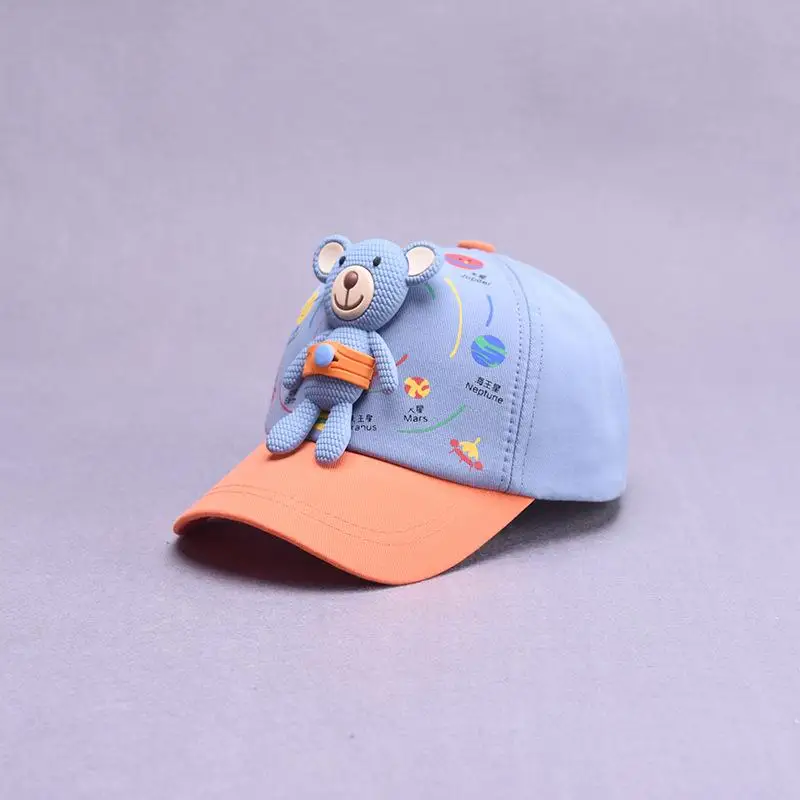 LDSLYJR new style Cartoon bear cotton Casquette Baseball Cap Adjustable Snapback Hats for child boy and girl 68