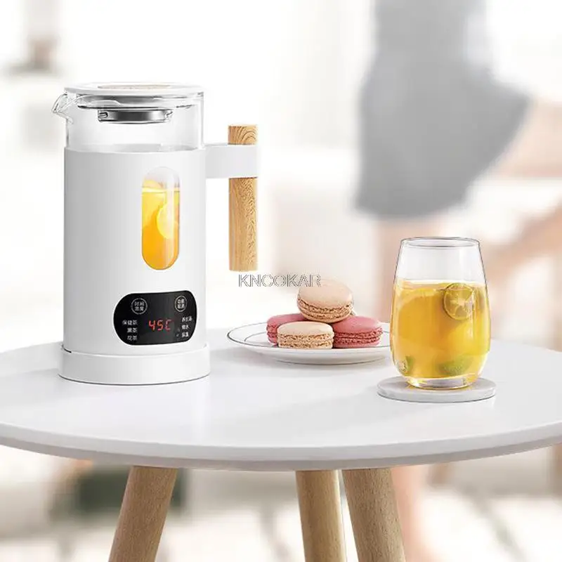 Mini chaleira elétrica, chaleira elétrica com preservação de saúde, pote de vidro, caldeira de aquecimento de água, bule, garrafa, guardar sopa, aquecedor lento