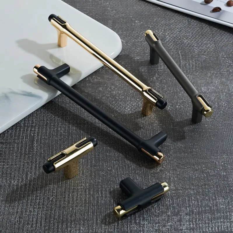 Modern Light Luxury Zinc Alloy Handle High Quality Drawer Knobs Kitchen Cabinet Handles Cupboard Door Pulls Furniture Hardware