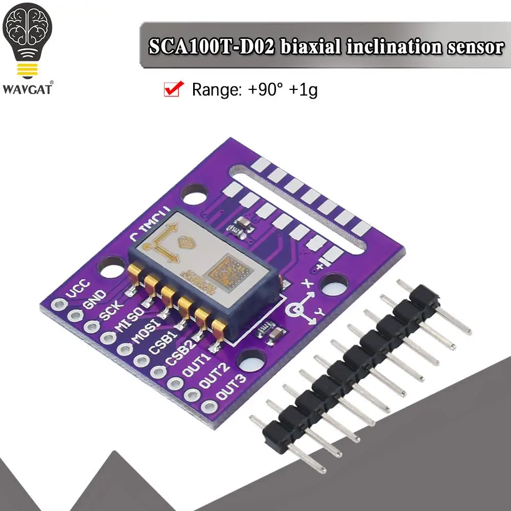 CJMCU-100 SCA100T-D02 ad alta precisione del sensore di inclinazione a doppio asse 90 gradi gamma di 1g for arduino