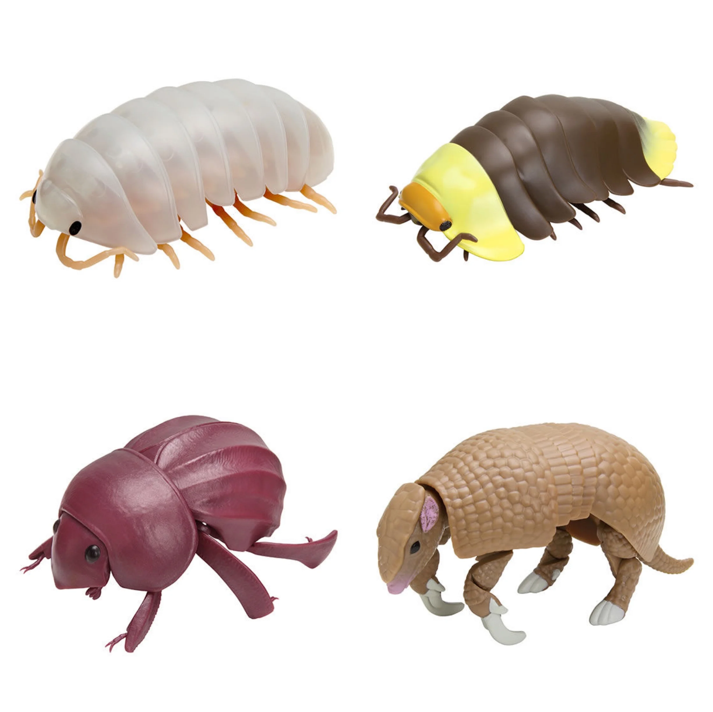 Bandai Dumpling Bug Gacha Series 08แปดระเบิด Armadillo บราซิลสาม Armadillo จุดตุ๊กตาขยับแขนขาได้