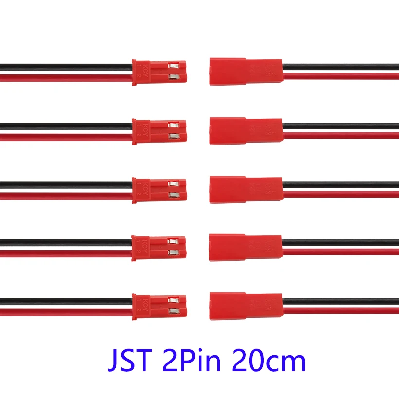 10/5/2 Paar kleine Mini JST 1,25 mm PH2.0 XH2.54 2-poliger männlicher weiblicher Stecker Klinkenstecker Kabel JST 1,25/2,0/2,54 2P elektronischer Draht