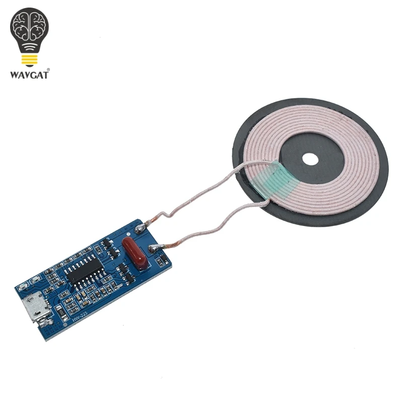 5V 1A wireless power supply charging 5W wireless charger transmitter universal quick charge DIY Micro USB Charging Coil