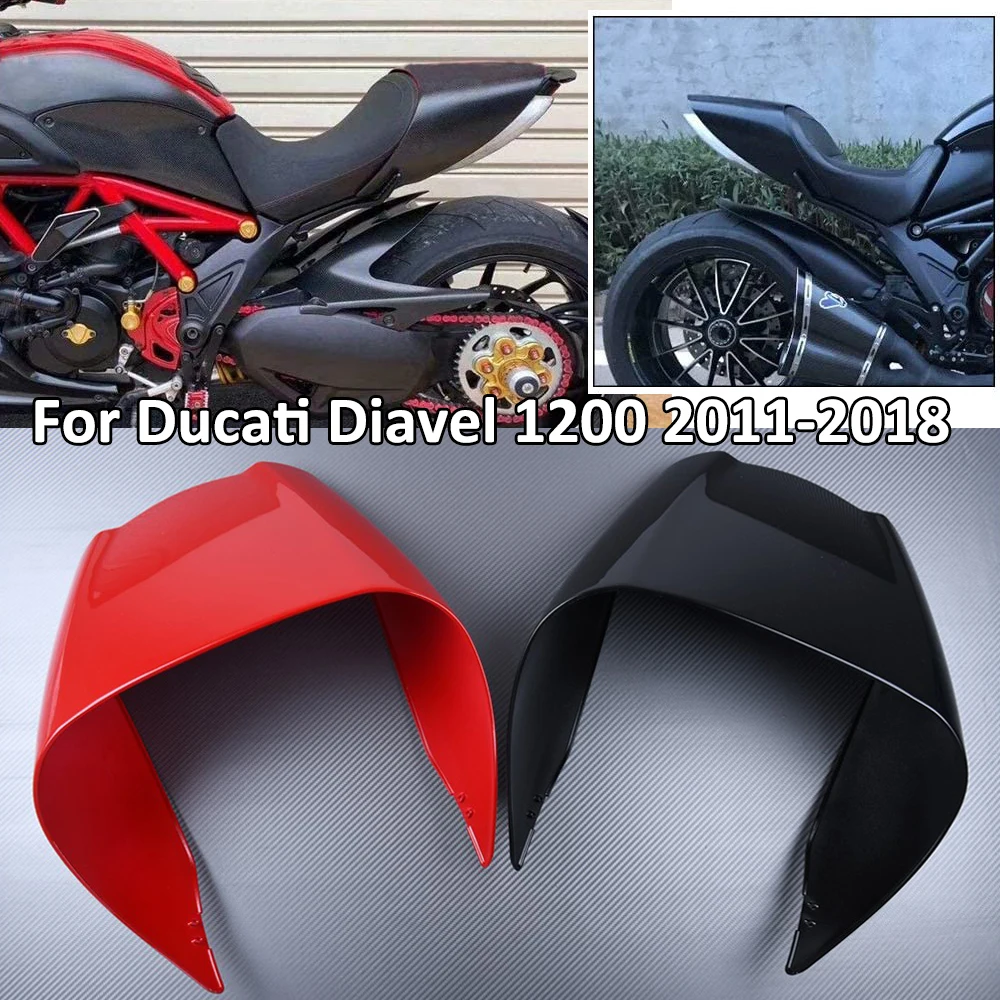 

For Ducati Diavel 1200 Seat Cover Cowl Fairing Solo Rear Passenger Pillion CROMO Tripe 2011 2012 2013 2014 2015 2016 2017 2018