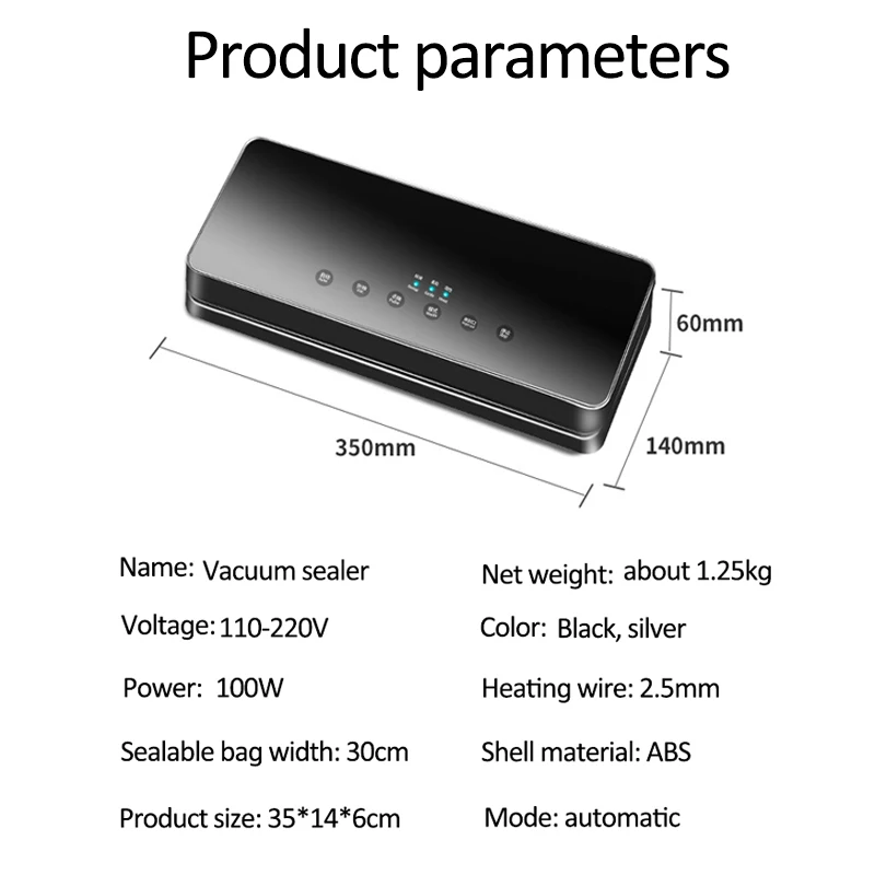 Xiaomi Mijia Điện Tốt Nhất Máy Hút Chân Không Thực Phẩm Máy Hàn Miệng Túi Máy Đóng Gói Cho Gia Đình Thực Phẩm Nhà Bếp Tiết Kiệm Túi Thương Mại Máy Hút Chân Không Thực Phẩm Niêm Phong