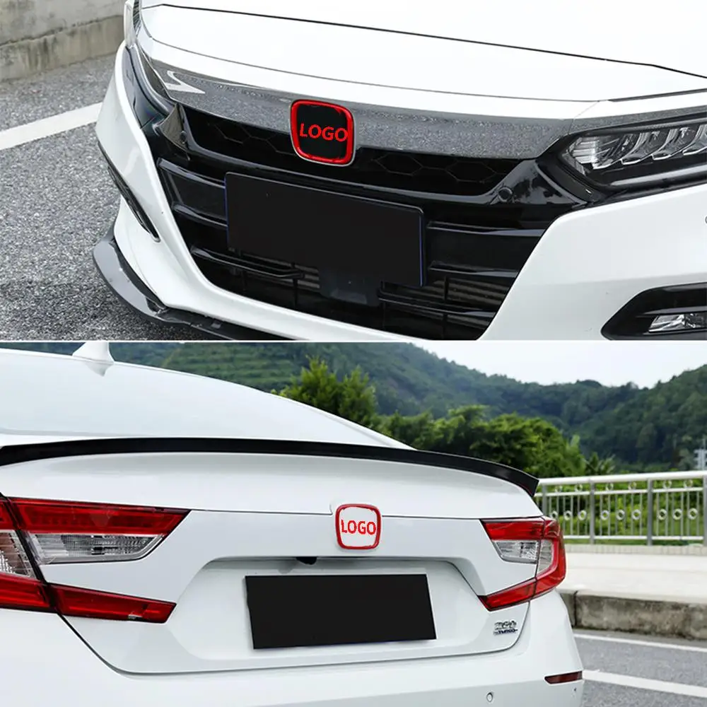 

Fit For Honda Accord Accessories 2018 2019 2020 RED Vehicle logo badge decoration Cover trim