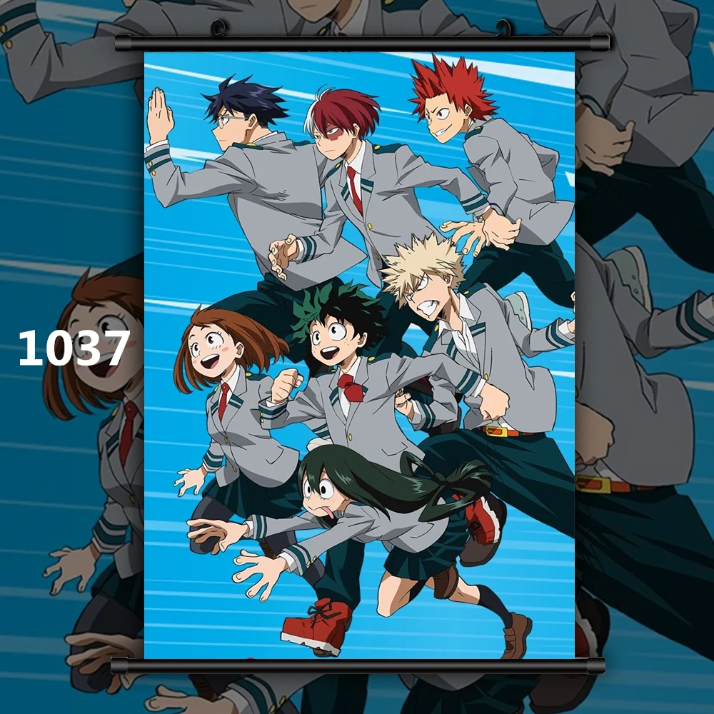 Boku No My Hero Academia Bakugou Midoriya Shoto Wall Decor Poster Canvas Painting Anime Poster Wall Art Picture Home Decor