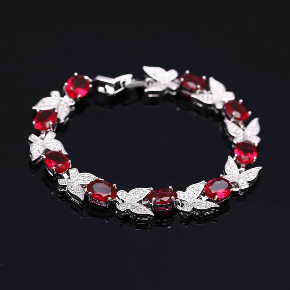 New Luxury Butterfly Bracelets For Women Aquamarine S925 Silver Charm bracelets Party Anniversary Gifts Fashion Jewelry