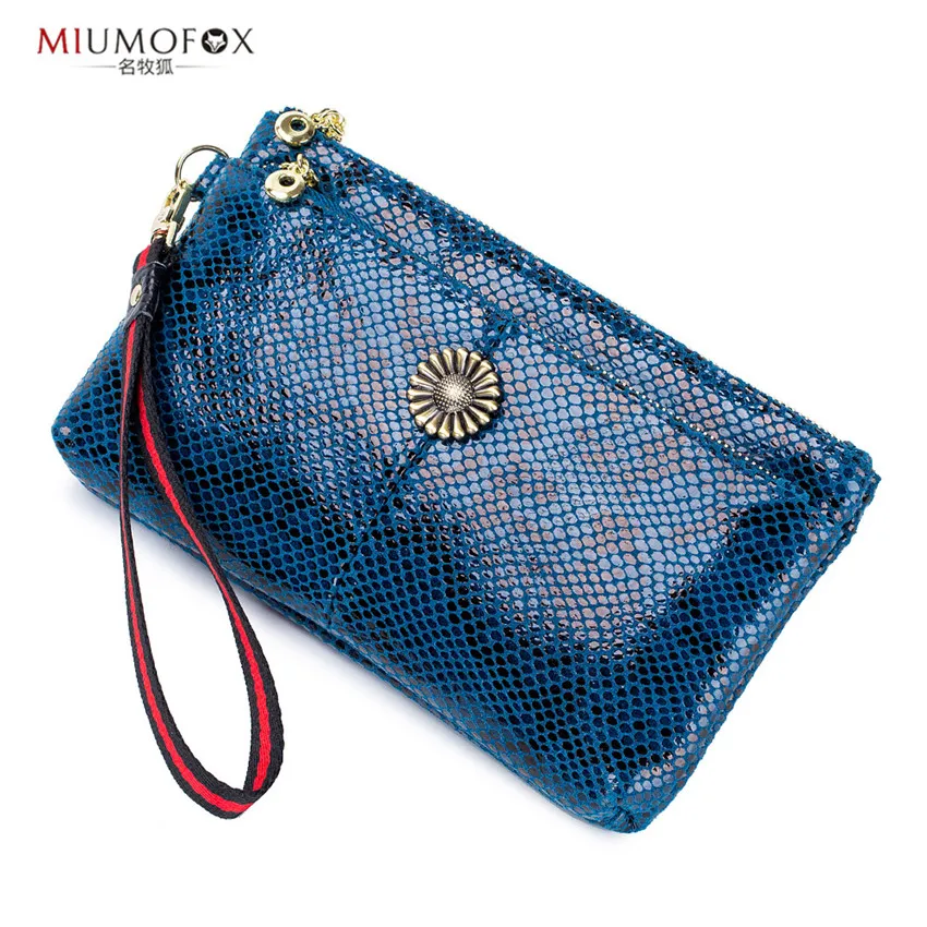 

2022 Double Layer Fashion Women Wallets Snake Skin Women Wallet Long Clutch Ladies Purse Sun Fower Luxury Mooney Bag Coin Purses