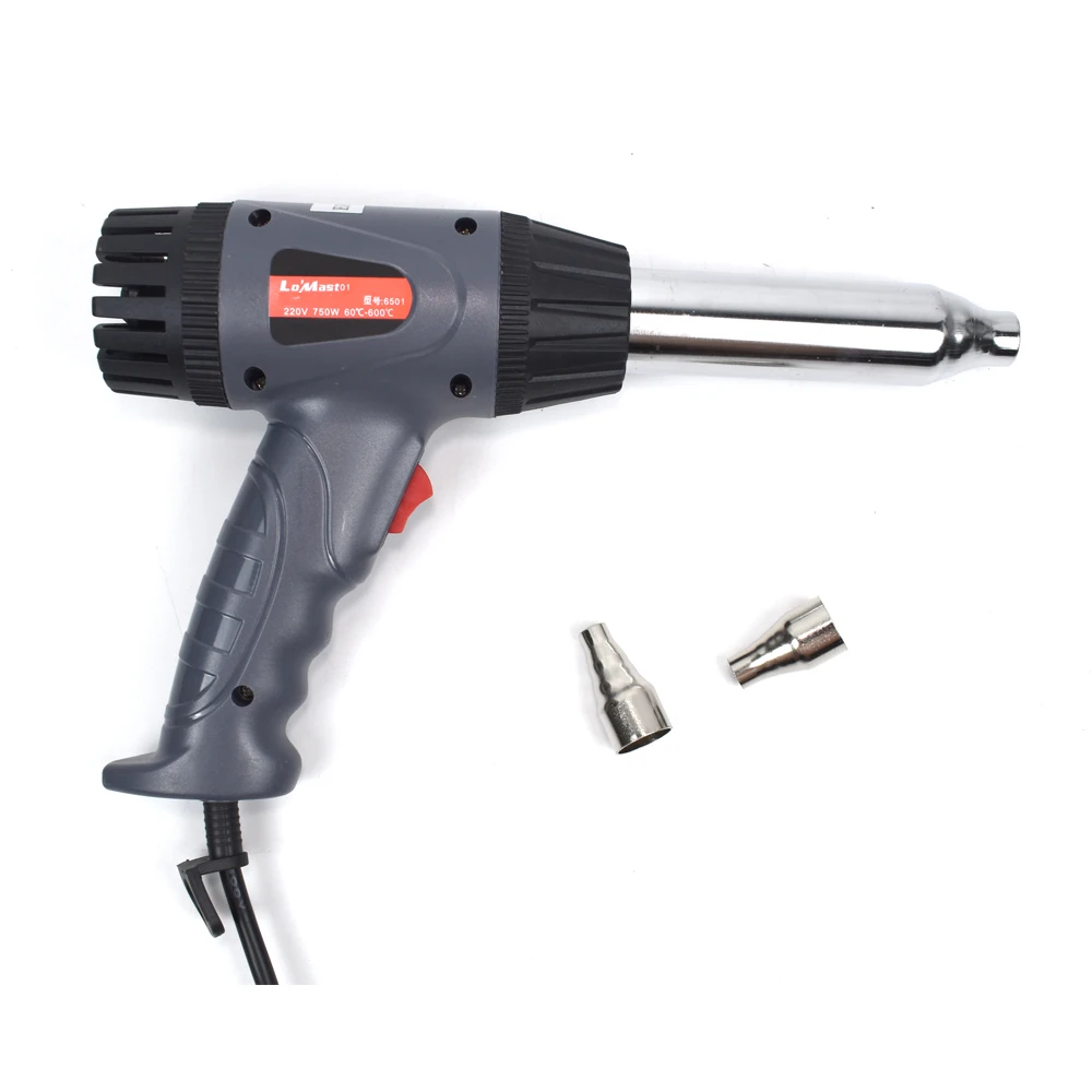 750W Plastic Welding Machine Hot Air Gun With 15Pcs PP Welding Sticks For Plastic Parts Repair