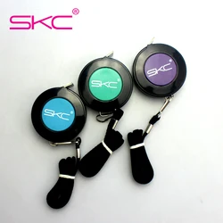 SKC Telescopic PU Leather Tape Measure 4 Colors 150cm High Quantity Clothing Size Tape Measure Portable Hang Small Tape Measure