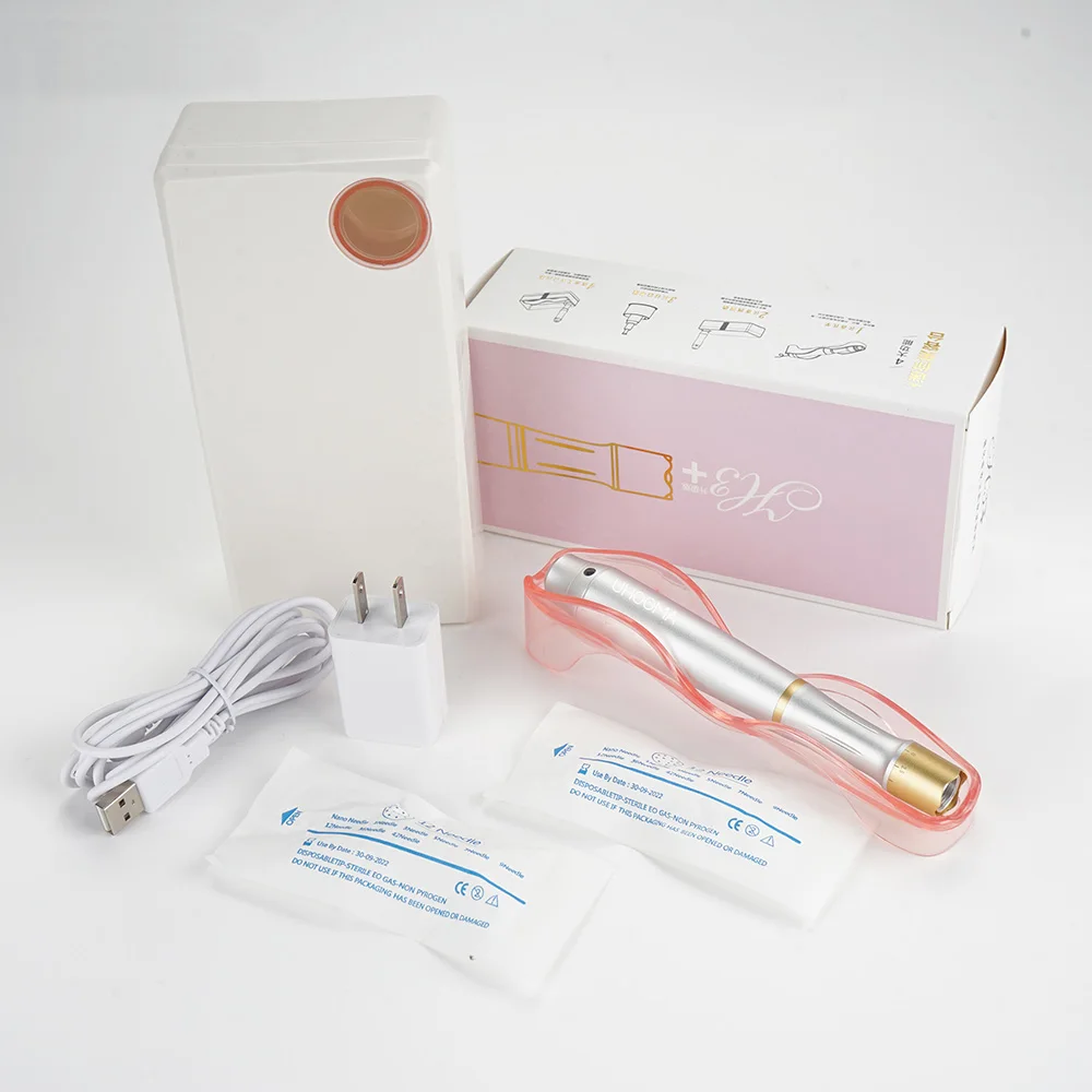 Derma Pen H3 Professional Auto Micro Needling System Mesoterapia, MTS Cuidados com a pele Facial, Uso Doméstico Kit Microneedling