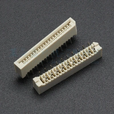 1.0mm1.25 pitch FPC/FFC Connector LCD Flexible Flat Cable Socket Double Row DIP Straight Pin Type 4 6 8 10 12 14 16 20 30 31 Pin