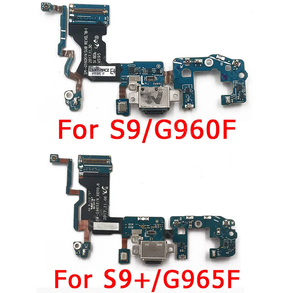 Charging Port For Samsung Galaxy S9 Plus Charge Board USB Connector PCB Ribbon Socket Replacement Repair Spare Parts