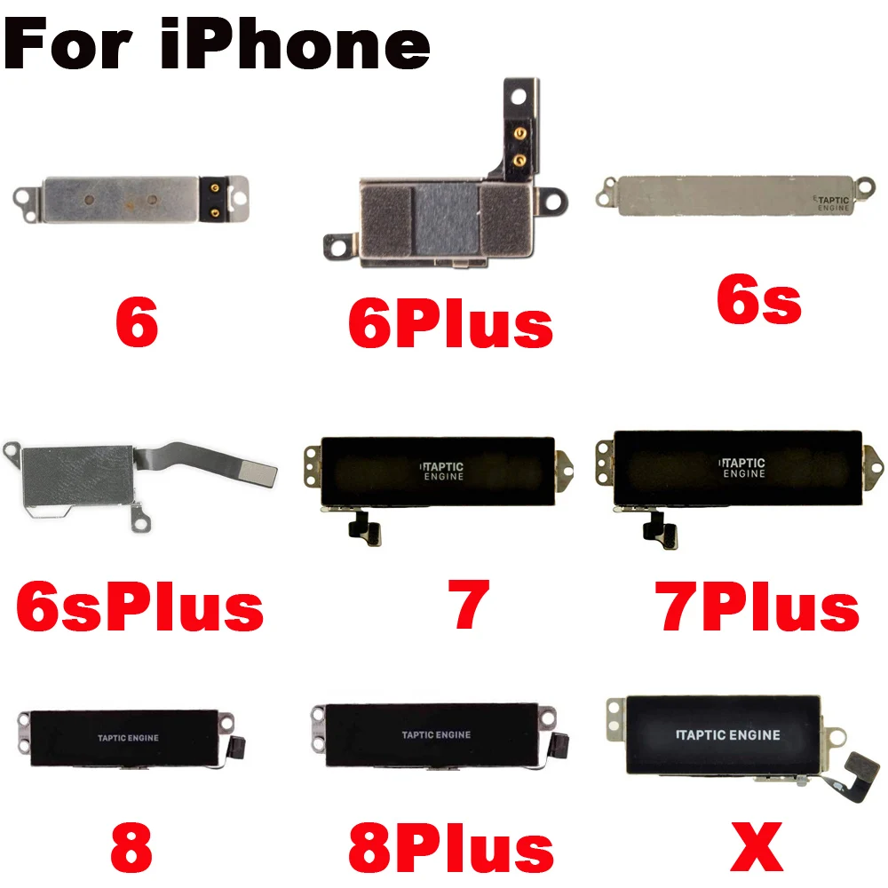 Vibrator Motor Module Taptic Engine Flex Cable Replacement For iPhone 6 6Plus 6s  7 7Plus 8G 8 Plus X Module