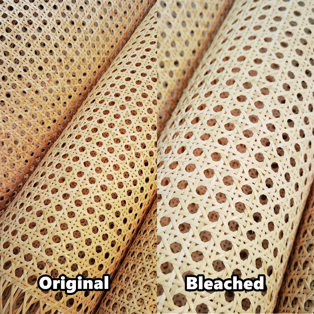 90CM/100CM X 15 Meters Natural Cane Webbing Roll Indonesian Real Rattan Furniture Material