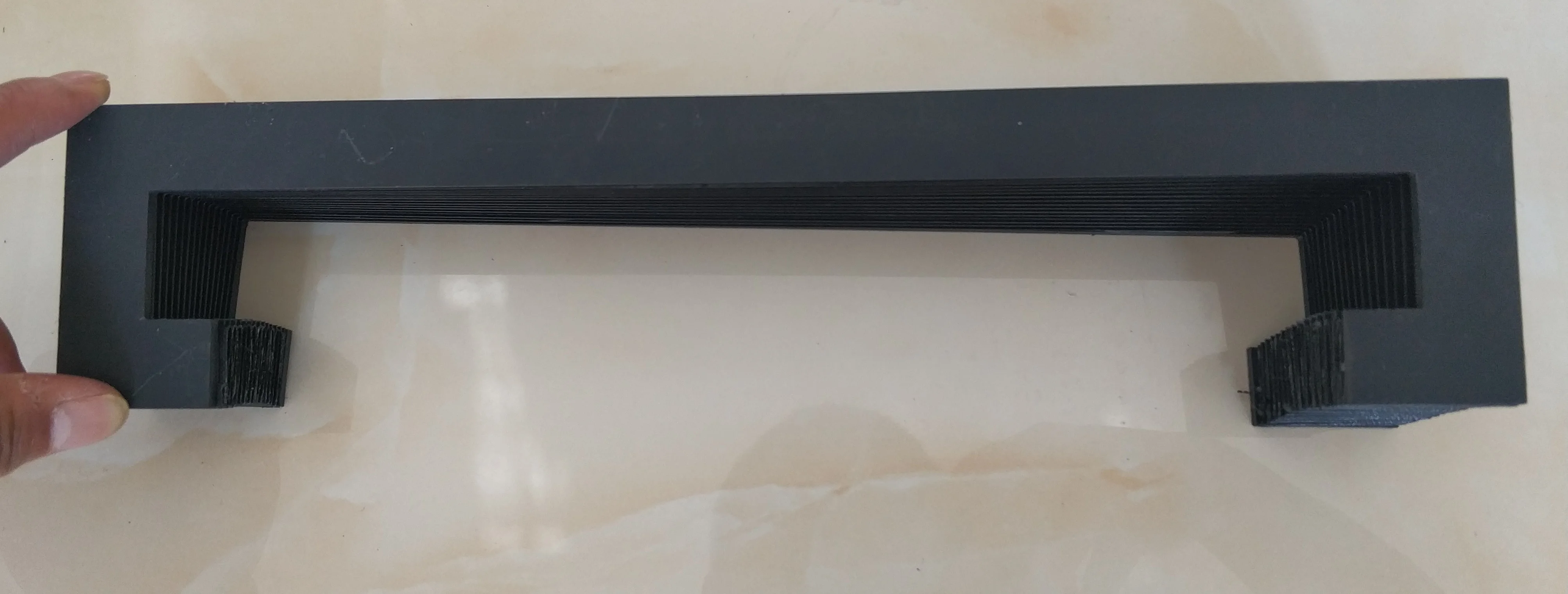 T2 Bellows for cnc machihe tools protection, 188 mm x 57 mm x Lmax 500 mm