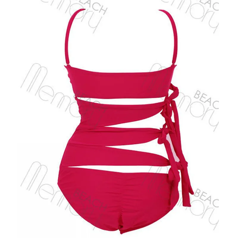 2 peças sexy banho feminino conjunto de biquíni maiô beachwear push up natação banho sexy bandagem maiô biquíni