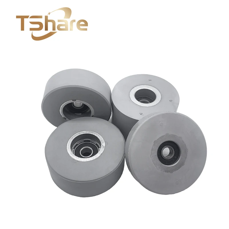 10 PCS/LOT Smooth Surface Rubber Press Wheel with Bearing for KDT HUALI Edge Banding Machine