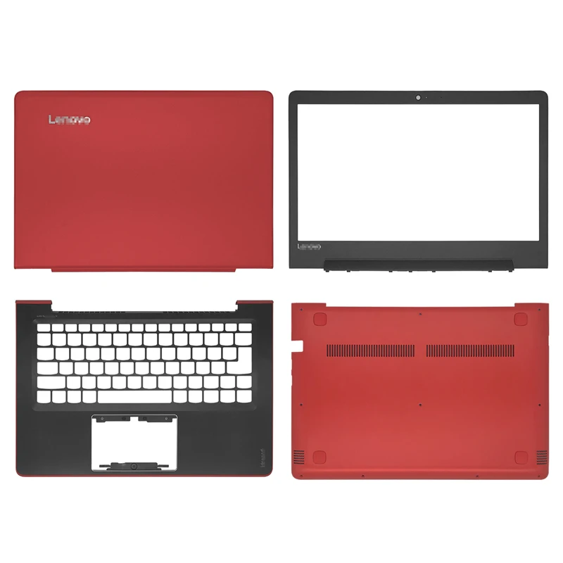 NEW Laptop LCD Back Cover/Front Bezel/Palmrest/Bottom Case For lenovo ideapad 510S-13 510S-13IKB 510S-13ISK Top Case Red