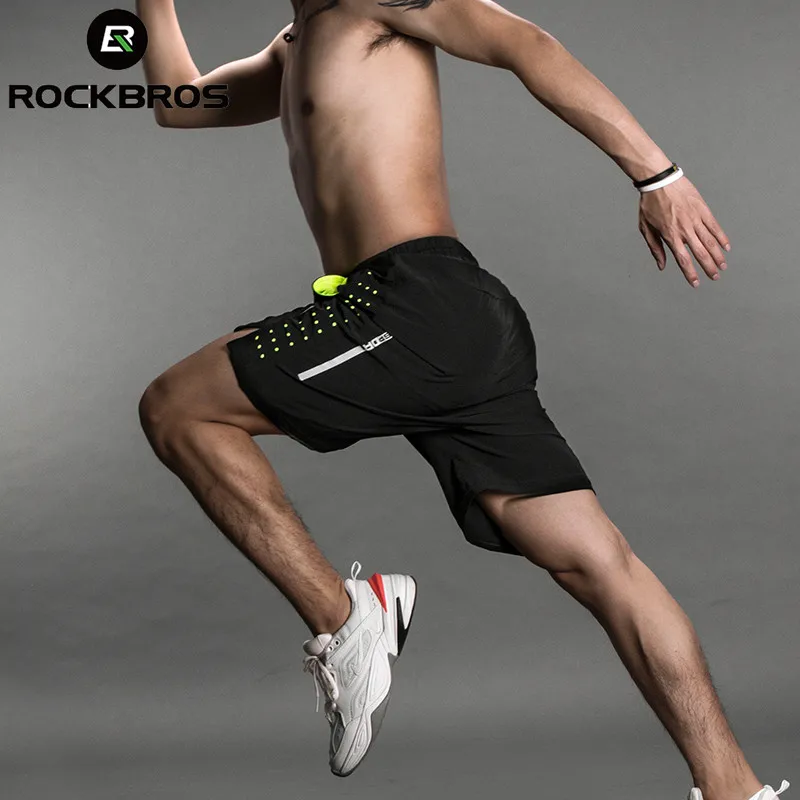 

ROCKBROS New 2020 Cycling Shorts Clothing Athletic Sports Wortout Gym Shorts Spandex Jogging Fitness Soccer Running Shorts Men