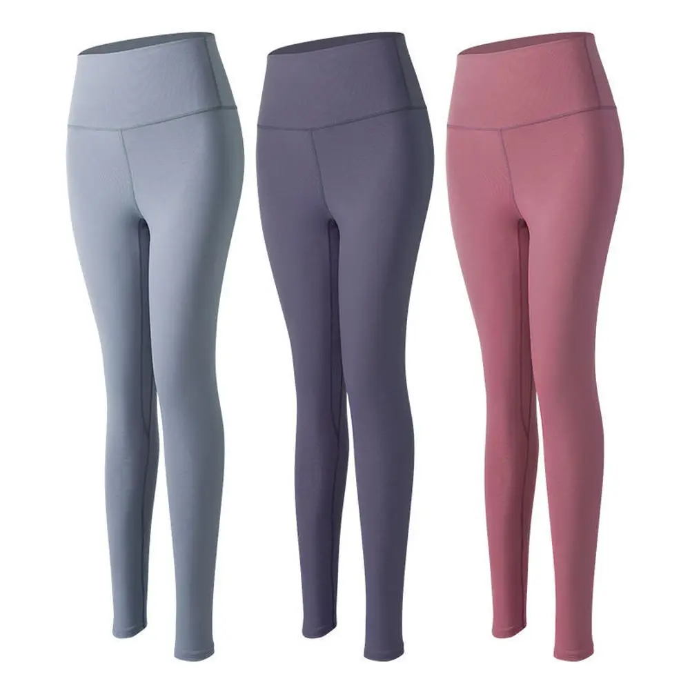 Vrouwen Fitness Broek Sexy Leggings Trainingsbroek Vrouwelijke Running Yoga Broek Slim Dubbelzijdig Elastische Hip Hoge Taille Strakke Basis Broek