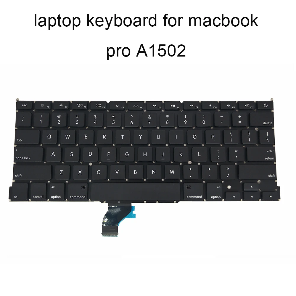 

A1502 US English Arabic backlight keyboard for MacBook Pro A1502 ME864 ME865 ME866 USA backlit laptop keyboards original New