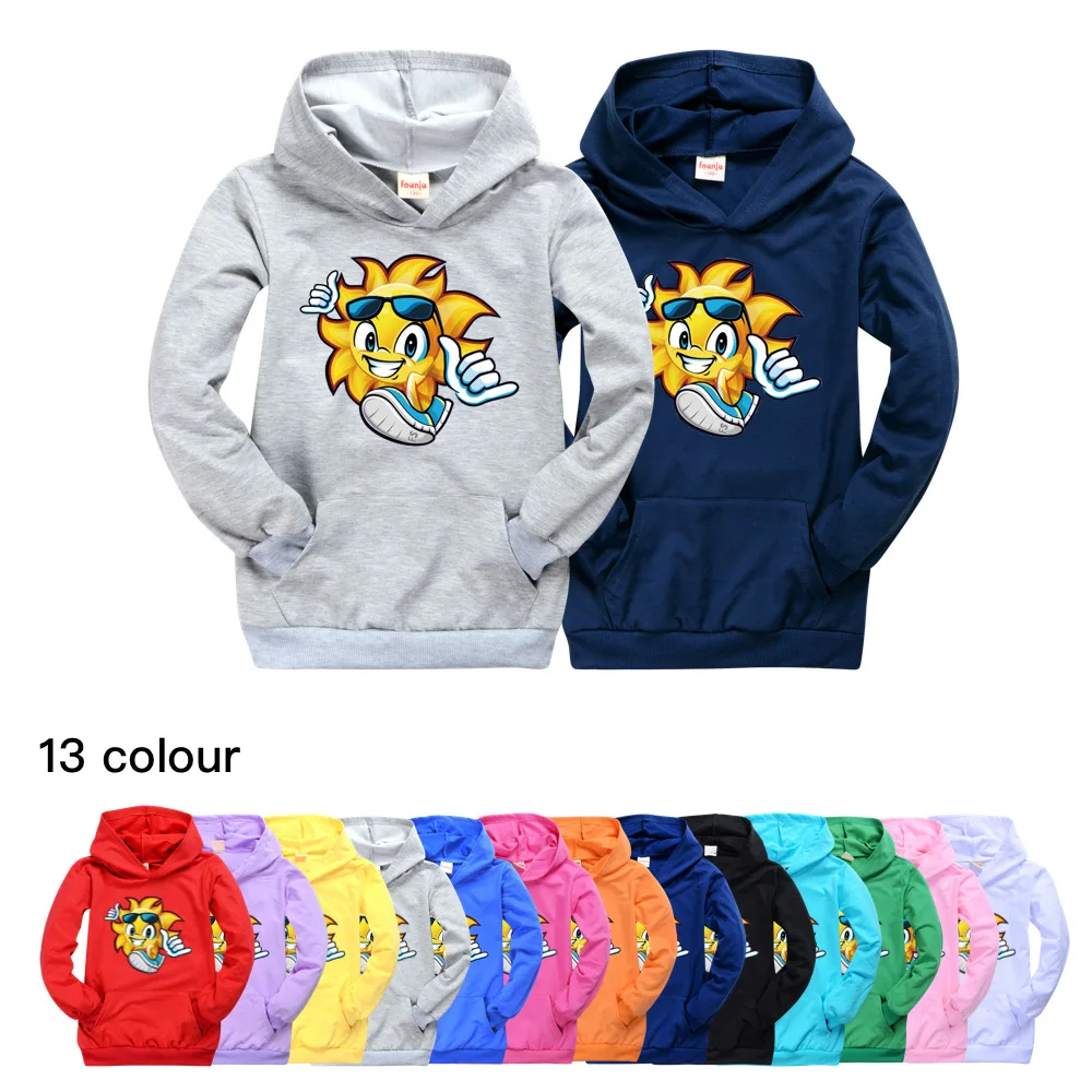 Fun Squad game Children Pocket Sweater for Boys Girls Hoodie Baby Boys Clothes Kids Sweatshirt Toddler Child Clothes Fall Hooded