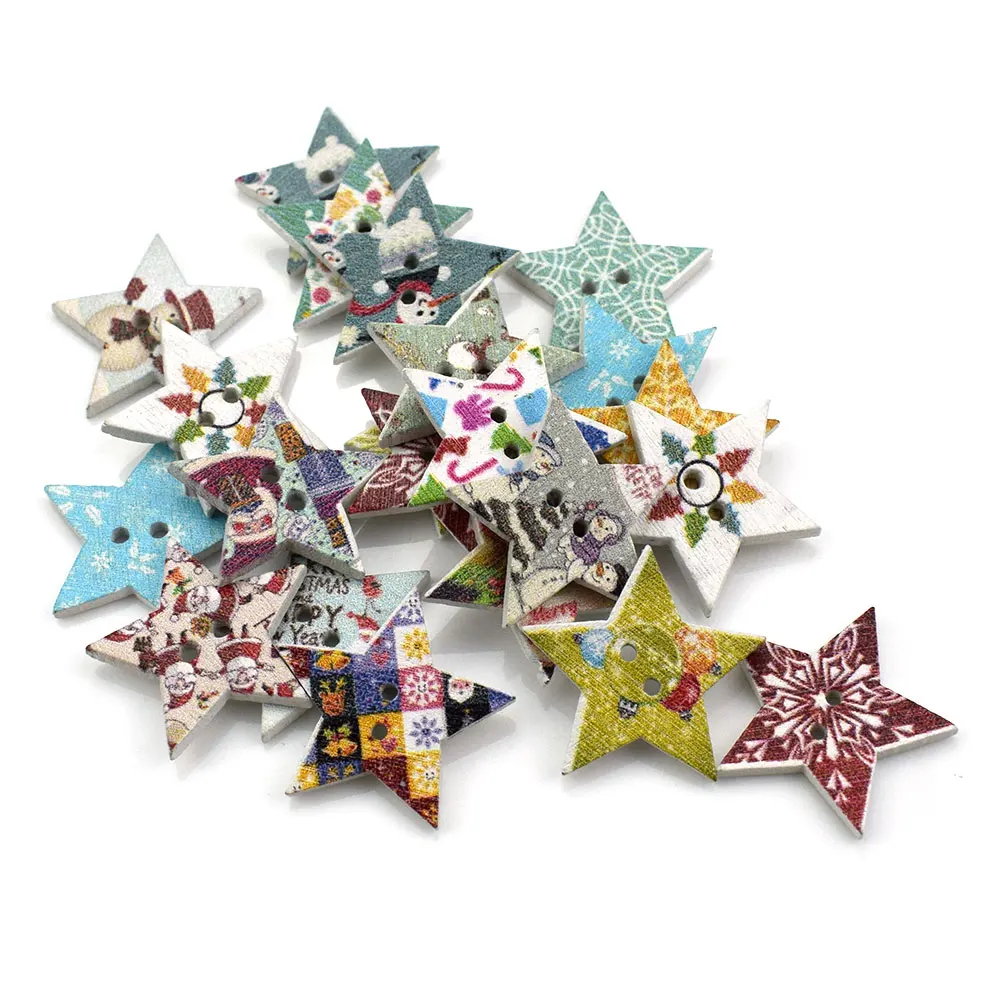 50Pcs 2 Hole Mixed …