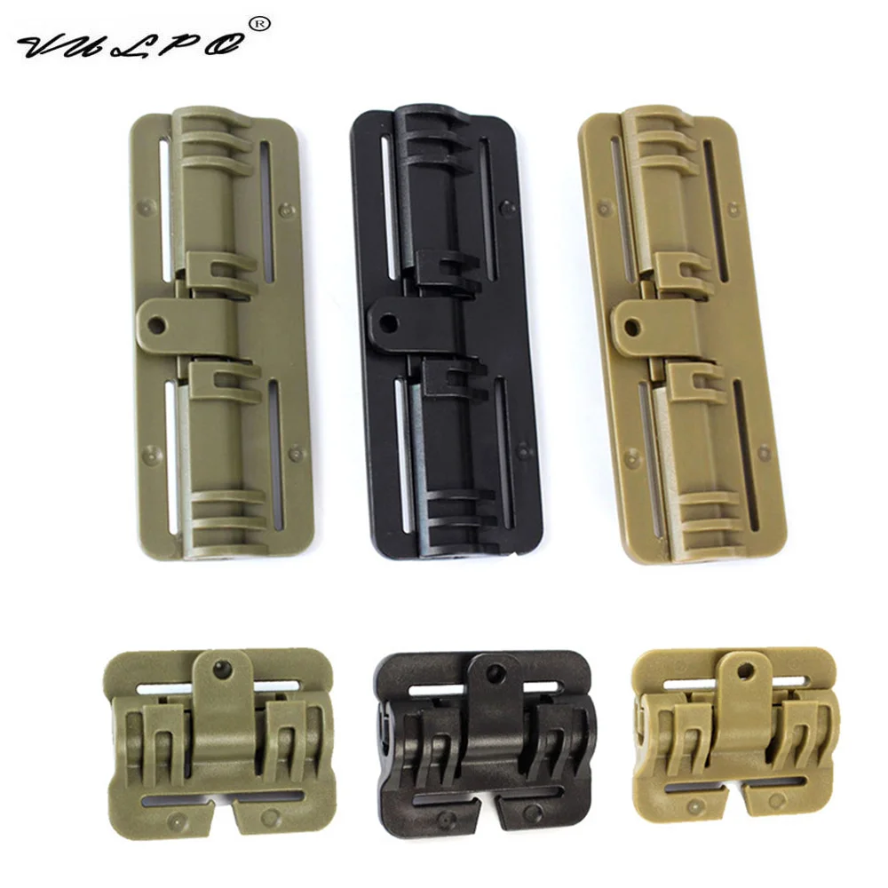 VULPO 2pcs/Pair Tactical Airsoft Vest Quick Release Buckle For JPC CPC APC Vest Molle System